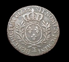 Louis XV, 1/5  Ecu aux
