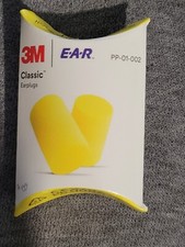 25 Paires 3M Classique Bouchons D'Oreilles Anti bruit Mousse PP-01-002 SNR 28 DB