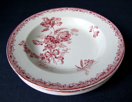Assiettes creuses service - 4,