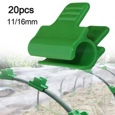 20pcs Clips Plastique Vert