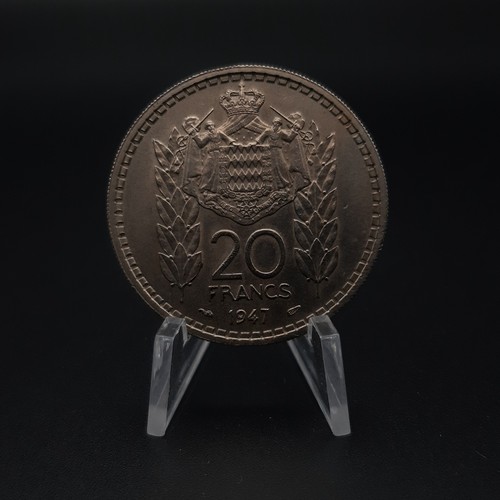 Francs monaco 1947 louis - monaco,