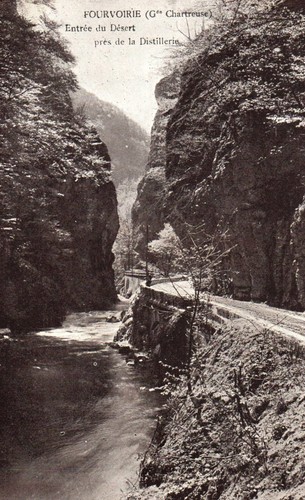Cpa fourvoirie - fourvoirie, (isère)