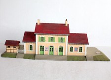 ANDRE PORTE HO N° 122C MAQUETTE GARE DE NEUVY 4 BATIMENT FERROVIAIRE DECOR TRAIN