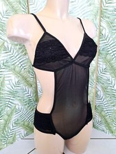 BODY CULOTTE TRANSPARENT TAILLE UNIQUE COULEUR NOIR