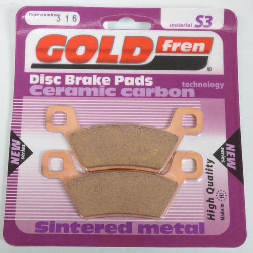 Plaquette frein gold - gold, fren