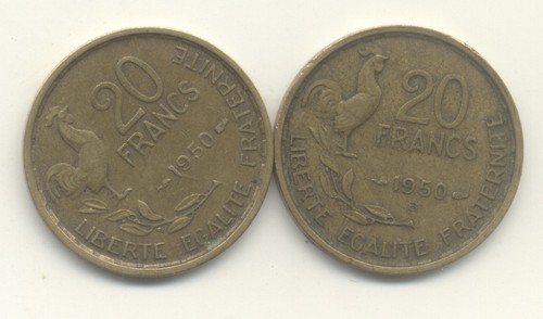Francs 1950 guiraud 4 - 20,