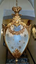 Lustre ancien, lanterne