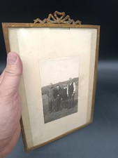 Ancien Cadre Style Louis XVI Laiton (e)