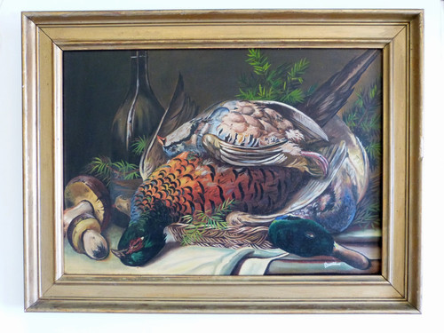 Huile sur toile - toile, nature