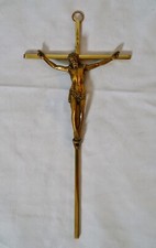 Metal Crucifix 10x5 INRI Brass