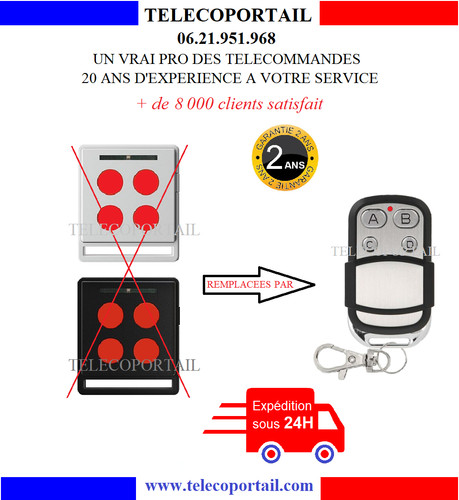 Telecommande compatible nice - telecommande,