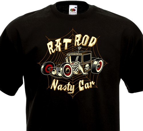 Shirt rat rod nasty - t-shirt,