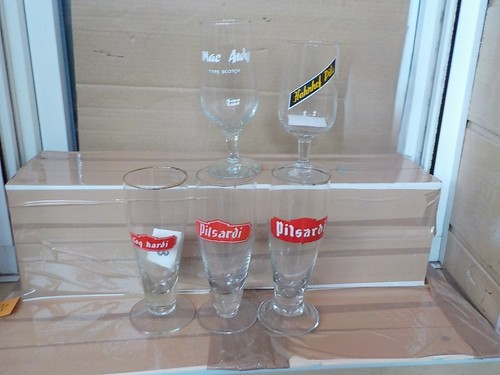 Verre ancien biere - 5,