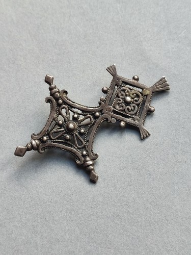 Broche ancienne croix touareg