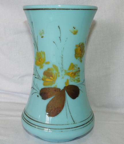 Vase fin xixème opaline - vase,