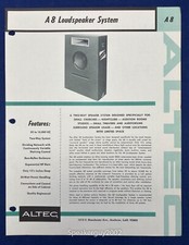 Vintage Altec Lansing Spec