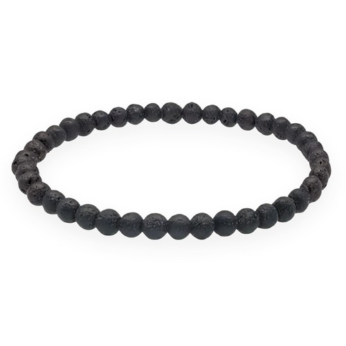 Bracelet tourmaline noire - noire, 4mm