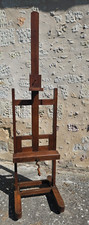 chevalet à crémaillère peintre peinture tableau XIXeme