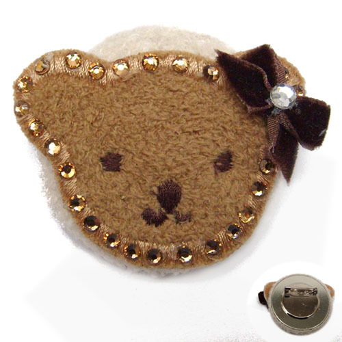 Broche peluche nounours ourson - nounours,