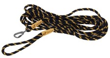 longe corde Education Noire - longe chien
