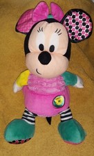 S22 - peluche minnie DISNEY NICOTOY 28 cm sans les oreilles comme neuve