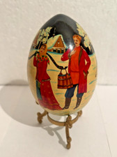 Oeuf de collection en bois