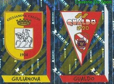 706 SCUDETTO GIULIANOVA - SS.GUALDO FIGURINE STICKER CALCIATORI 2000 PANINI