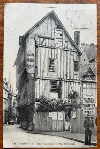 Cpa rouen vieille maison - cpa, la