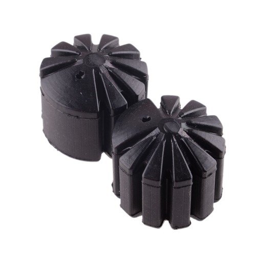 2pcs selle pilote moto noire - 2pcs,
