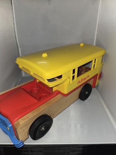 1973 playskool bus wooden - playskool,