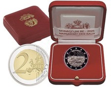 Coffret BE Proof 2€ Euros 2025 Monaco Commémorative Marquisat Des Baux Prévente