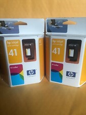 HP 41 tri-color Inkjet Print Cartridge Genuine, New in sealed box Expired 12-03