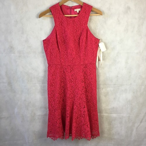Shoshanna lace peplum dress - lace,