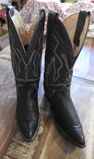 BELLES BOTTES WESTERN FEMMES MONTANA CUIR DE REQUIN POINTURE 38 TRÈS PEU PORTÉES