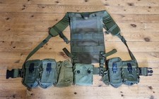 USGI ALICE Web Belt Setup With Pouches Blackhawk Industries Suspenders OD Green 