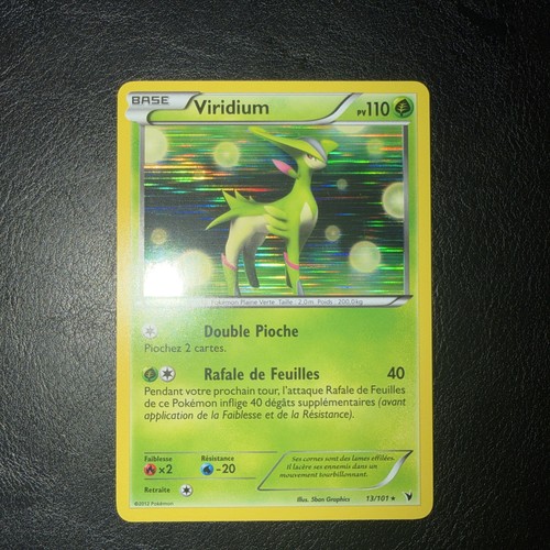 Carte pokémon viridium - carte,