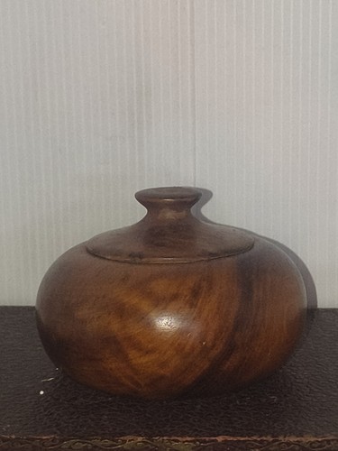 Petite boîte ronde - en, bois