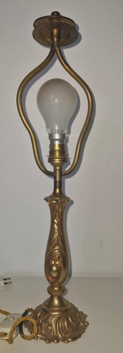 Ancienne lampe bronze - ✨,