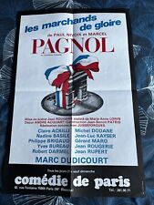 Affiche Les marchands de gloire, Paul Nivoix et Marcel Pagnol. 40 cm x 60 cm