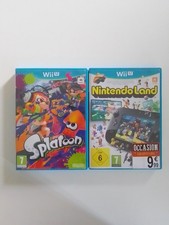 Splatoon & Nintendo Land  Nintendo Wii-U Sans Notice 