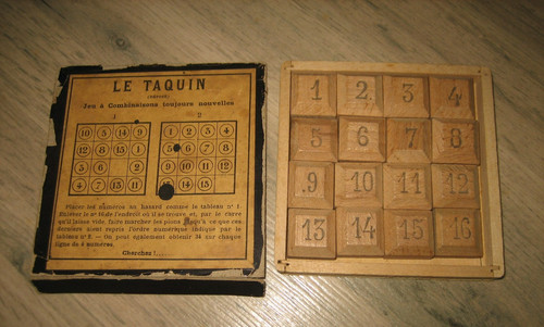 Ancien jeu taquin casse - taquin,