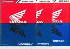 Revues d'Atelier complémentaire HONDA XR 250 R 1997 à 2000 Manuel Technique ME08