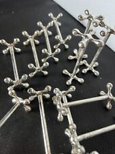 12 porte-couteaux en métal