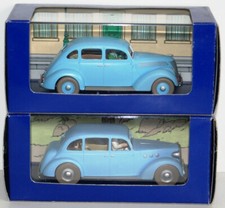lot 2 voitures tintin 1/43