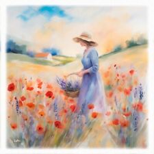 Tableau Création originale - Couleurs de Provence - Coquelicots