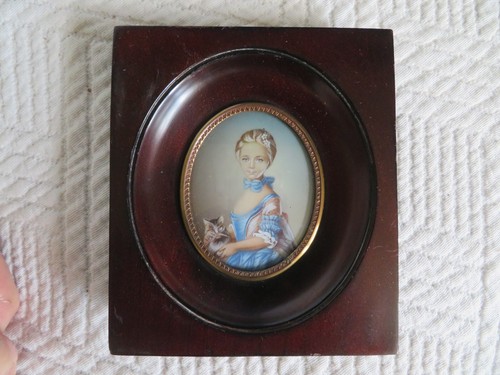 Ancien portrait jeune fille - ancien,