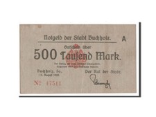 [#352278] Billet, Allemagne, Buchholz, 500 000 Mark, 1923, SS