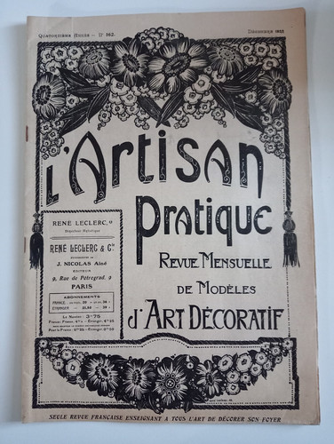 Revue artisan pratique - revue, l'artisan