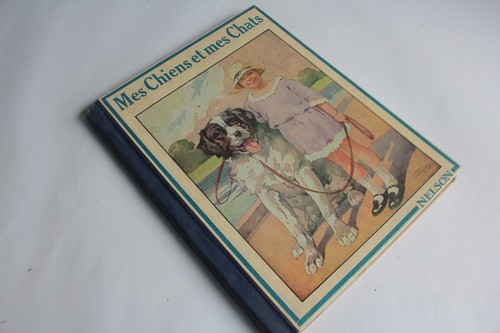Livre illustrée mes chiens - chiens, et
