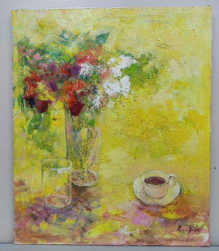 Tableau ancien huile nature - ancien,